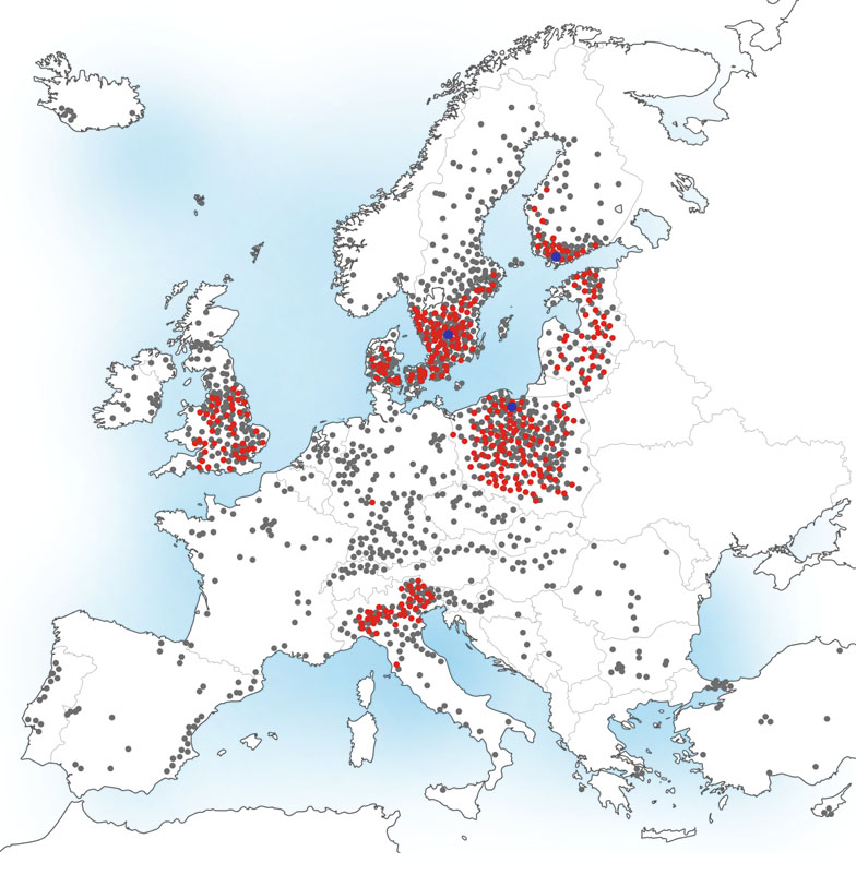 Ackurat in Europe.